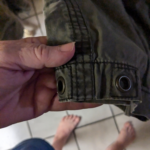 Vintage Old Navy Surplus Company Reg Issue A Green Cargo Pants 42 x 30 cotton - Picture 3 of 5